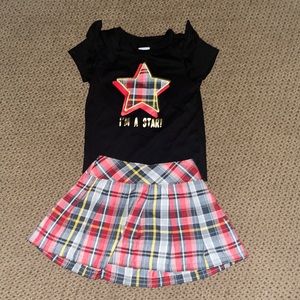 Garanimals toddker skirt set. 3T